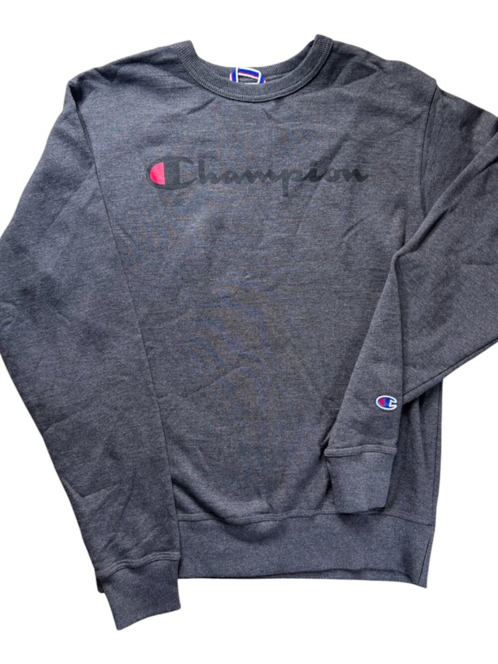 Champion Men's Dark Gray Crewneck Sweatshirt Size S
